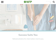 Tablet Screenshot of nfp.com